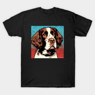 Springer Spaniel Pop Art T-Shirt